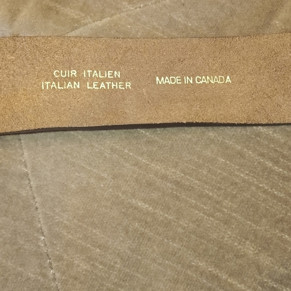Canadian Leather Belt L brown - Picture 4 of 5